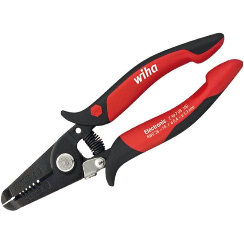 Pinces a denuder - 180mm - 262422201816 awg - Wiha