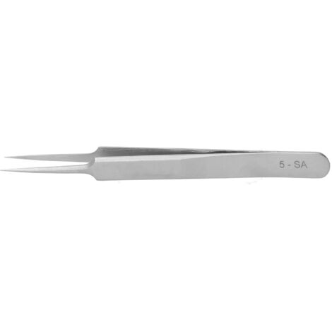 Pinces à extensions de cils en acier inoxydable, tête pointue pour une précision extrême - Outil professionnel pour onglerie et nail art