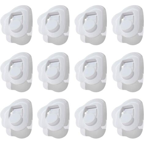 pinces à housse de couette, lot de 12, en forme de nuage, sans aiguilles