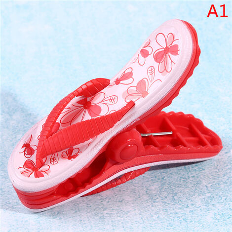 Pinces à linge décoratives en plastique, 1 pièce, pinces pour serviettes de plage, pour bains de soleil, transat, Animal, épingles à linge, grande taille, supports de séchage, Clip de retenue,NNBI787-