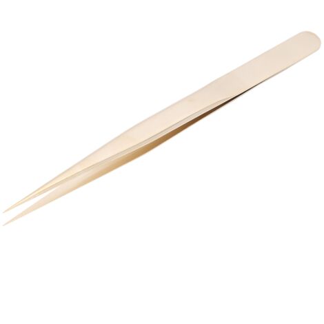 Pinces à ongles multifonction en acier doré pour manucure et pose de cils