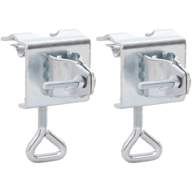Vidaxl - Pinces à parasol pour balcon 2 pcs 32 mm acier