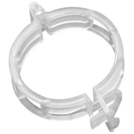 Pinces à plantes (paquet de 200), pinces à tomates pour plantes grimpantes, pinces à treillis, support à tomates, blanc.
