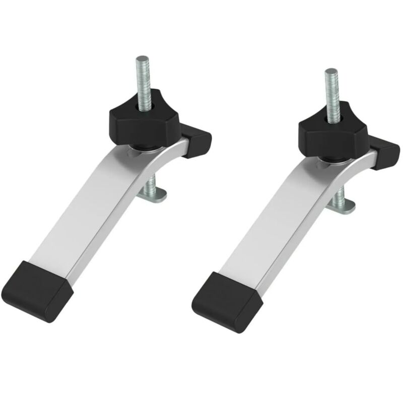 Pinces à rail en T pour plaques de fixation en bois, 2 pièces, pinces à rail en T stables et flexibles, outil idéal pour le bricolage