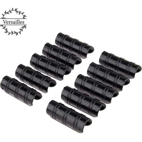 Pinces à serre, 20 pièces 20 mm Colliers de serrage Versailles pour fixer les couvertures aux serres de jardin, films, plantes,
