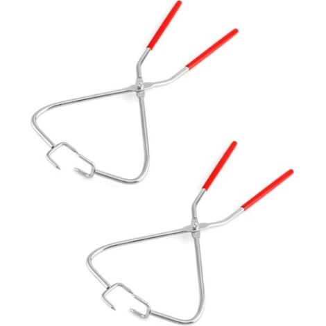 Pinces à tremper pour sculpture, lot de 2 pinces en acier inoxydable pour sculpture sur argile, outils de glaçage, pinces pour