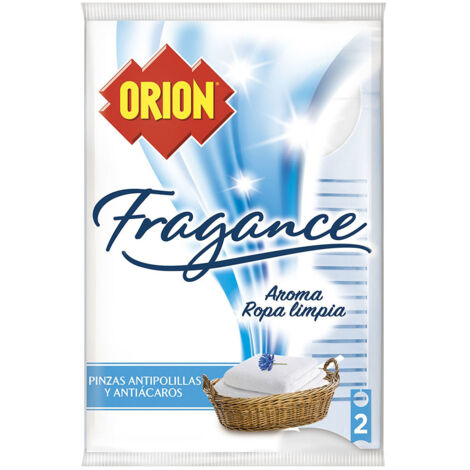 Pinces Anti-mites & Acariens Orion Protection Double Action Parfumée Pour Textiles - Orion