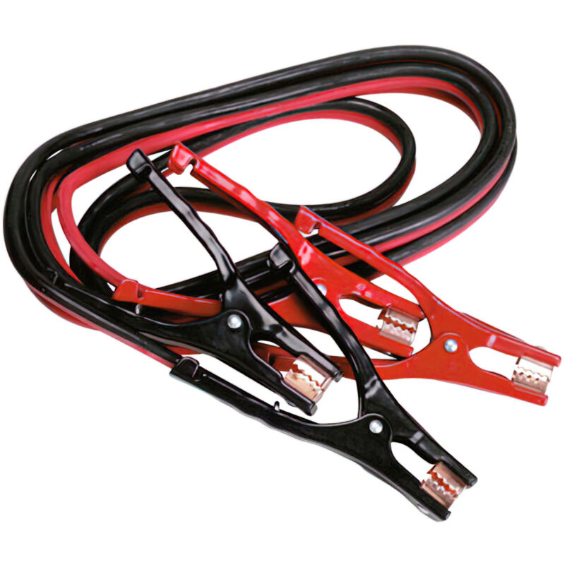 Maurer - Pinces batterie avec câble 4,0 mètres. 400 ampères.