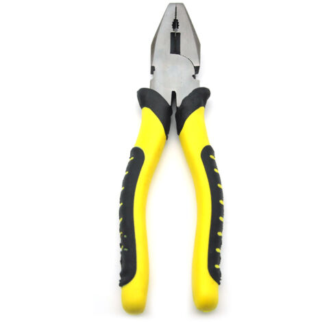 Pinces combinées en acier haute teneur en carbone - Outil de coupe pour électricien et bricolage - 6 pouces
