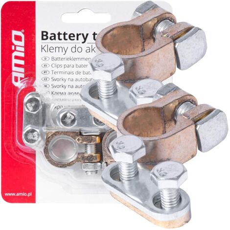 Pinces de batterie 2 pièces amio-01392