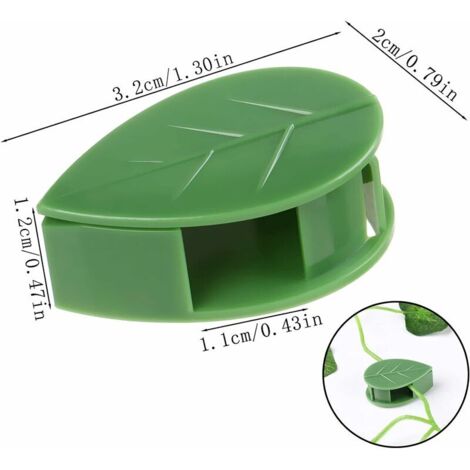 Pinces de fixation auto-adhésives pour plantes grimpantes, lot de 50, idéales pour la décoration intérieure.