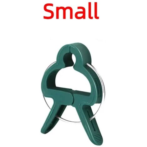 Pinces de fixation pour plantes. Fixation réutilisable pour serre, idéale pour fixer les tiges de fleurs, vignes, légumes et tomates. Accessoires de jardin.