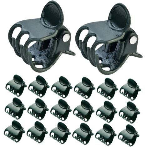 Pinces de Fixation pour Plantes Grimpantes et Orchidées Jardinage, Clips Robustes en Plastique, Lot de 40 Pièces, Support Tiges Fleurs, Usage Extérieur, Fixation Facile