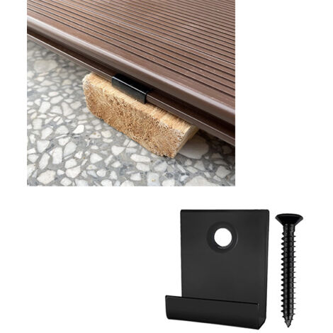 Pinces de fixation pour terrasses composites en acier inoxydable fixations invisibles pour terrasses clips de fixation pour extrémités de terrasse avec vis autotaraudeuses