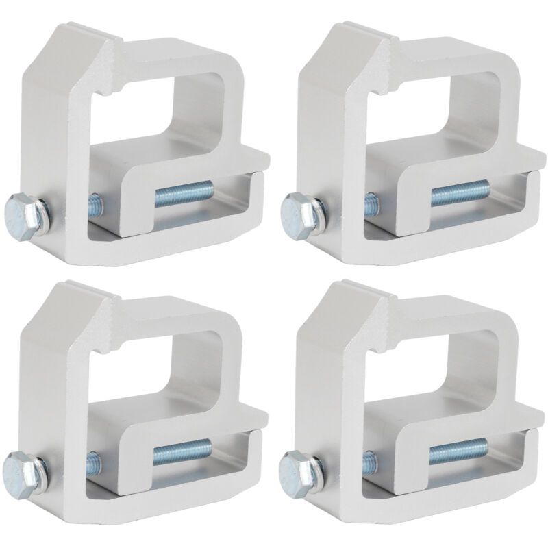 Treetalk - Pinces de Montage de Camion Topper--Pinces de Capuchon de Camion en Alliage D'aluminium--4 Pièces Pinces de Capuchon de Camion --Pinces de