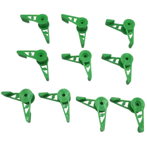 Pinces de palissage pour tiges de plantes, lot de 10, réutilisables