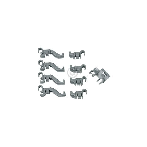 Pinces de panier compatibles avec Bosch 00632372 pour panier inférieur de lave-vaisselle