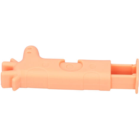 Pinces de Sac Anti-Humidité Girafe - Forte Adhérence pour Conserver Aliments, Snacks, Pain - Orange