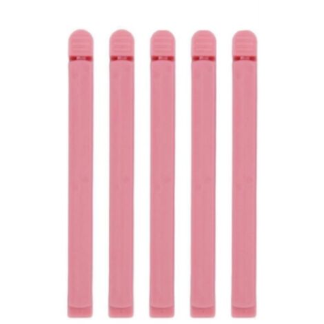 Pinces de sac réutilisables 20 pièces, 12x1,5 cm pour conservation aliments cuisine, clips plastique hermétiques