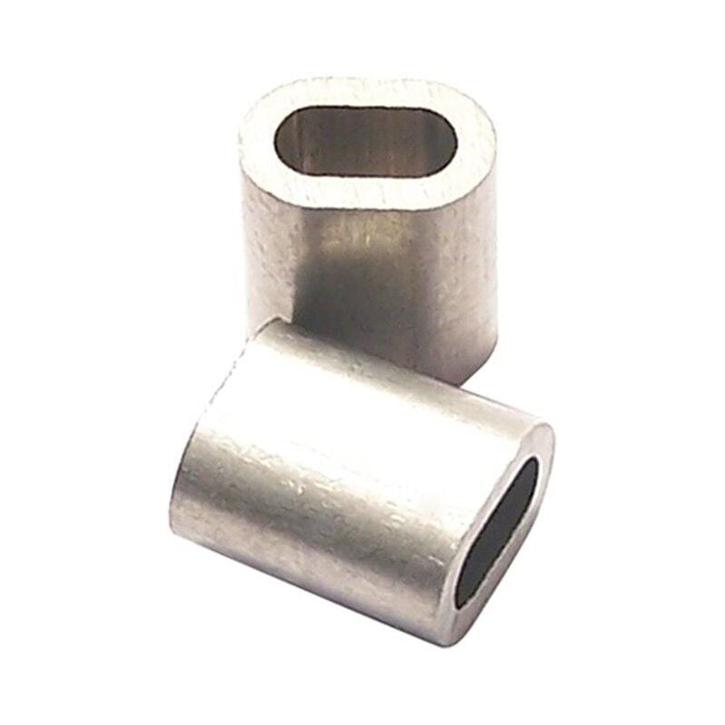 Posamo - Pinces en aluminium Z4 pour câble métallique ø 4,0mm (Par 100)