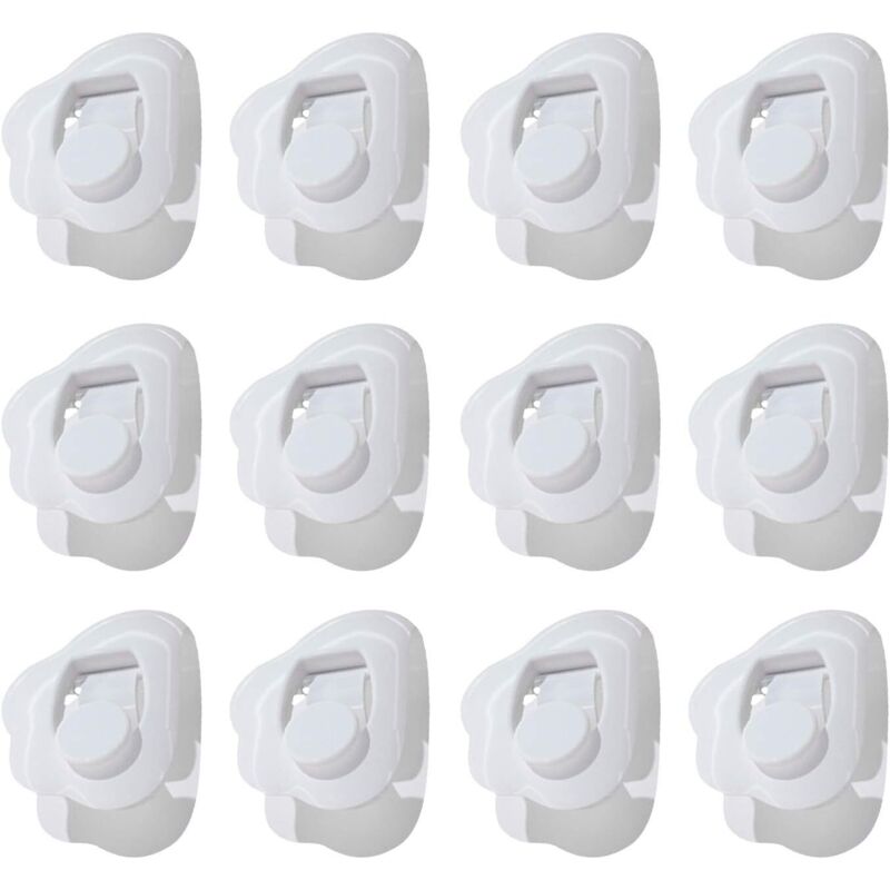 Pinces pour housse de couette, paquet de 12, pinces sans aiguille en forme de nuage, pinces antidérapantes pour housse de couette, pinces pour
