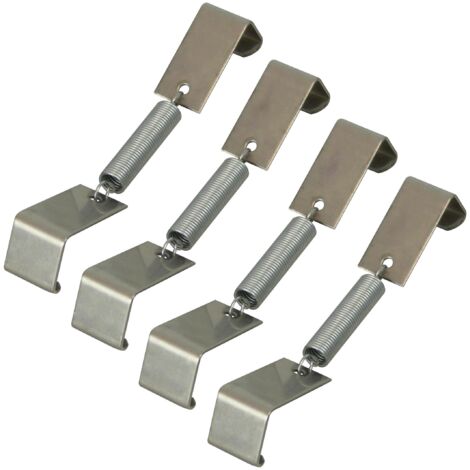 PINCES POUR SUPPORT PLAQUE D'IMMATRICULATION 4 PCS