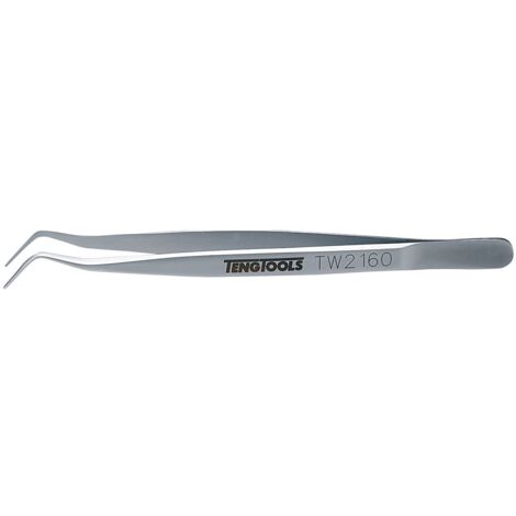Pincette courbée/lisse Teng Tools TW2160