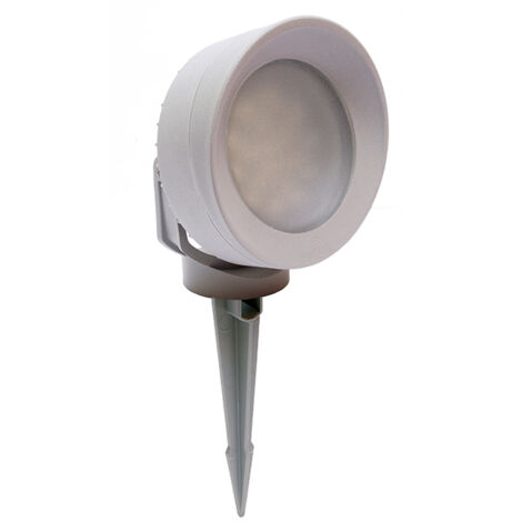 Pincho de exterior tommy 1xgx53 10w con pulsador cct (2colores) ip66 l.15,2xan.12,2xal.34cm gris