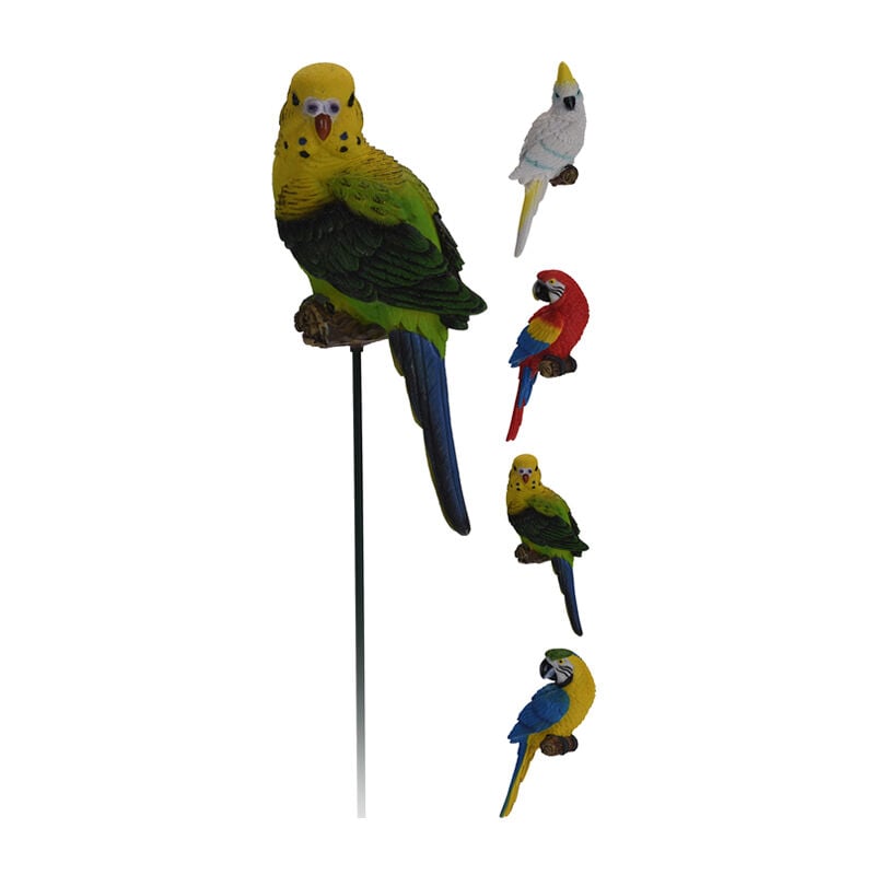 

Pincho Loro Resina Tronco Surtidos