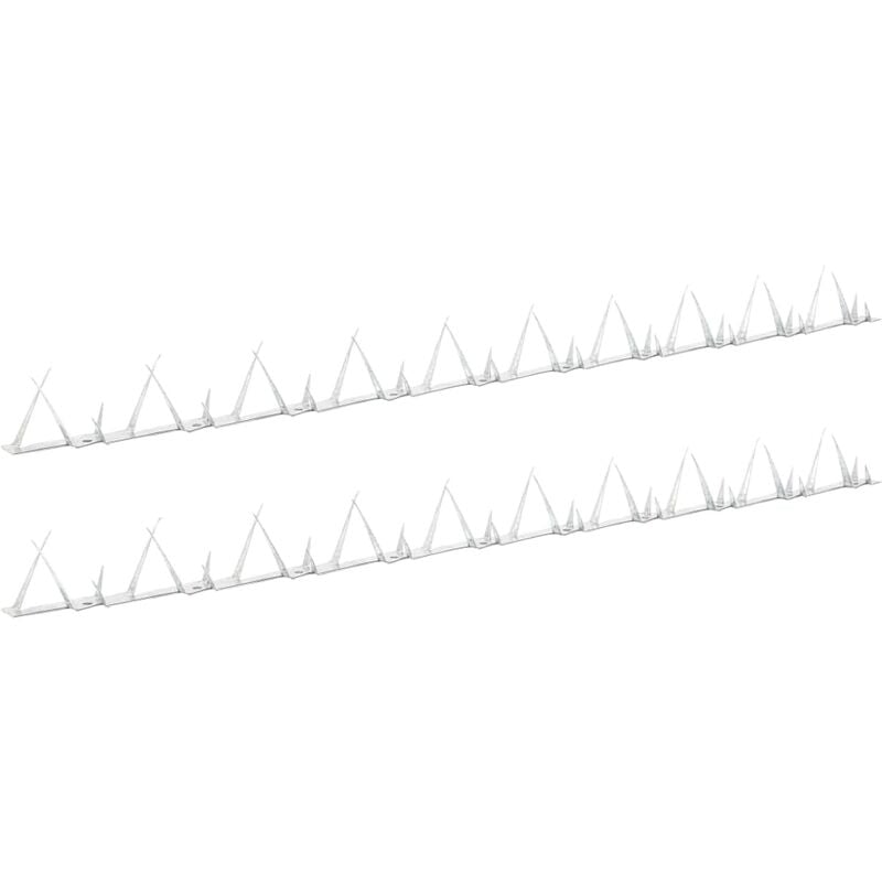 

vidaXL Pinchos de Muro Acero 1 m 2 Unidades