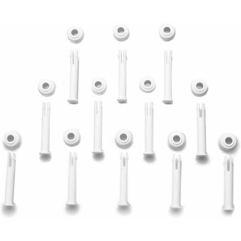 Pines adaptadores de piscina de plástico (12 piezas) para pieza de repuesto de piscina de marco de metal redondo Intex, pieza de repuesto de piscina Intexpool (6 cm/2,36")