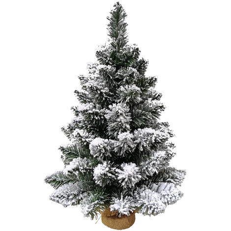 Pinetto di Natale da Scrivania Timmy Innevato 90 cm FERCOLOR - con 96 Rami