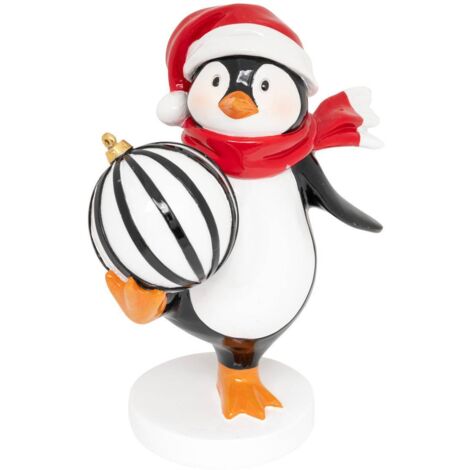 PINGUIN AUS KUNSTHARZ BALL 2ASS H17 -