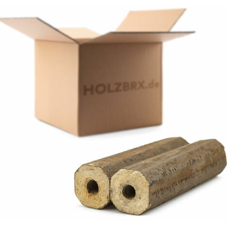 HOLZBRX Pini Kay Premium Buchenholzbriketts 30kg Paket / Briketts für Kamin und Kaminofen, Holzbriketts Hartholz