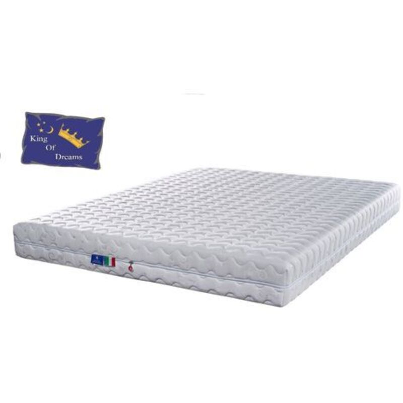 Pink Diamond Matelas 140x190 - Hauteur 20 cm - Déhoussable sur 3 c«tés - Housse Lavable - Soutien Ferme