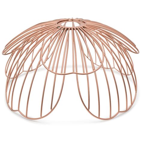 Pink Metal Flower Easy Fit Ceiling Pendant Light Shade