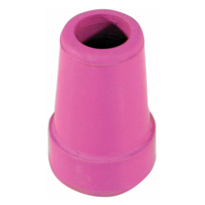 Pink Replacement Walking Stick Ferrule - 20mm Anti-Slip Durable Rubber Tip