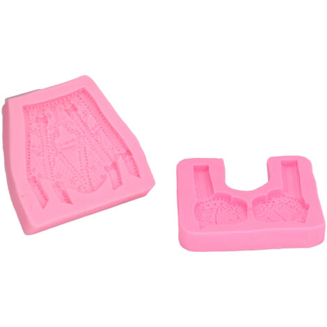 Pinke Silikon-Bikiniform für selbstgemachte Kuchen und Pralinen