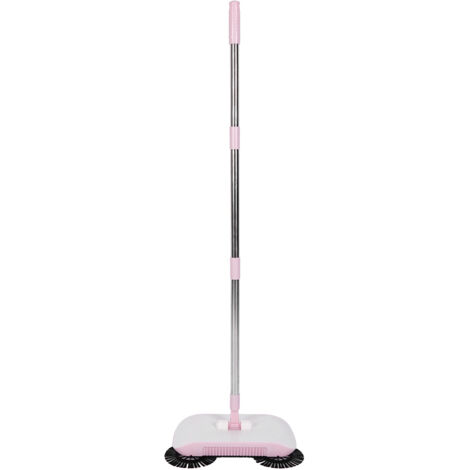 Pinkfarbener Handmopp – Bodenreinigungsgerät mit Griff und Abzieher