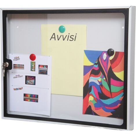 PINNWAND MIT MAGNETVERSCHLUSS MIT ZYLINDER CM.58X6X48H