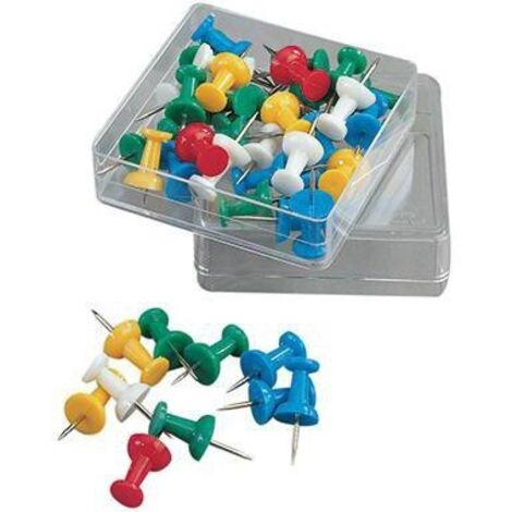 Pinnwandnadel Kunststoff farbig sortiert 20 St./Pack.