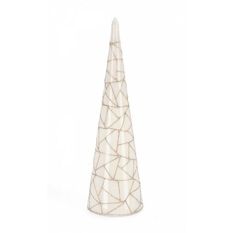 Pino Verticale Wedge Bianco H30cm (4 Pezzi)