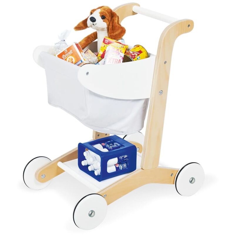 

Carrito de la compra de juguete Erna blanco - Blanco - Pinolino