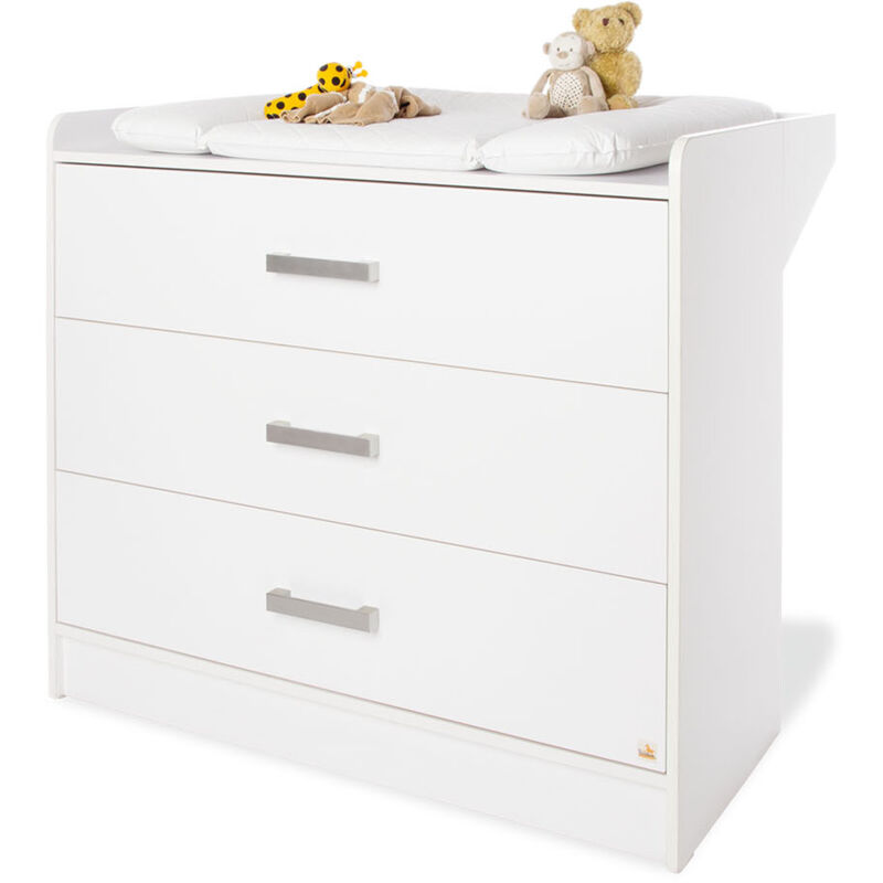 Pinolino - Commode à langer 'Viktoria' large - blanc