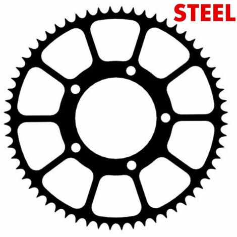 Piñón de acero Stunt 60t-525 Honda CBR 600F F2 F3 F4 (1997-2000) CB CBF 600 650 (1998-2018) 900RR