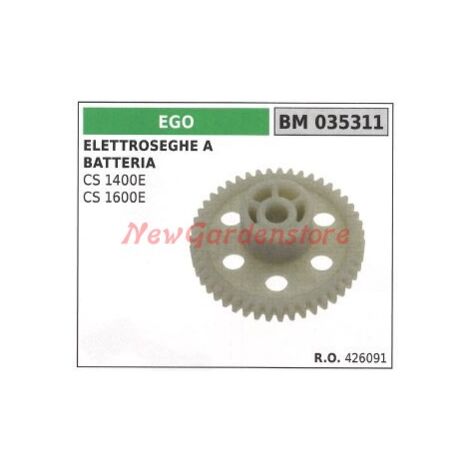 Piñón de engranaje EGO para motosierra sin cable CS 1400E 1600E 035311