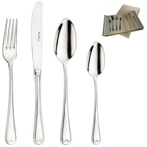 PINTI cubierto comunion 4 piezas superga , Cubierto comunión 4 piezas Superga. -Marca: Pinti. -Material acero inoxidable 18/10. -Set compuesto de un cuchillo, un tenedor, una cucha