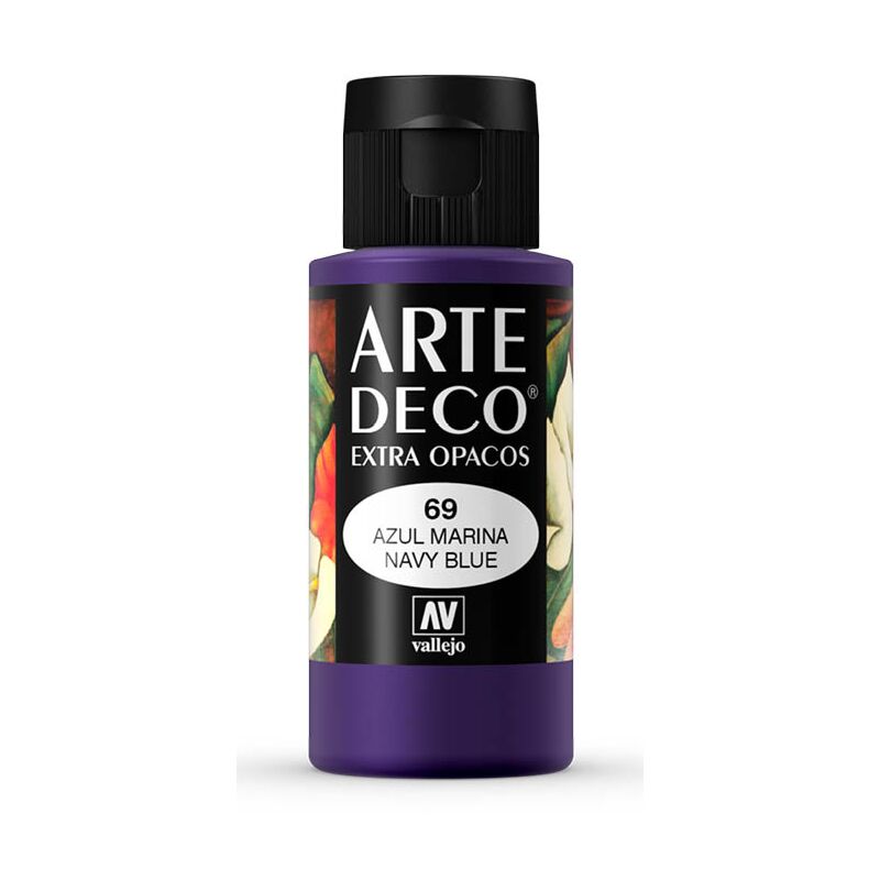 

PINTURA ACRILICA ARTE DECO VALLEJO 200 ML | COLOR: Azul Marina 69 - Azul Marina 69