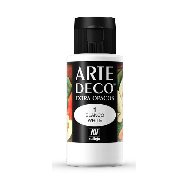 

Acrylicos Vallejo - PINTURA ACRILICA ARTE DECO VALLEJO 60 ML | COLOR: Blanco 1 - Blanco 1