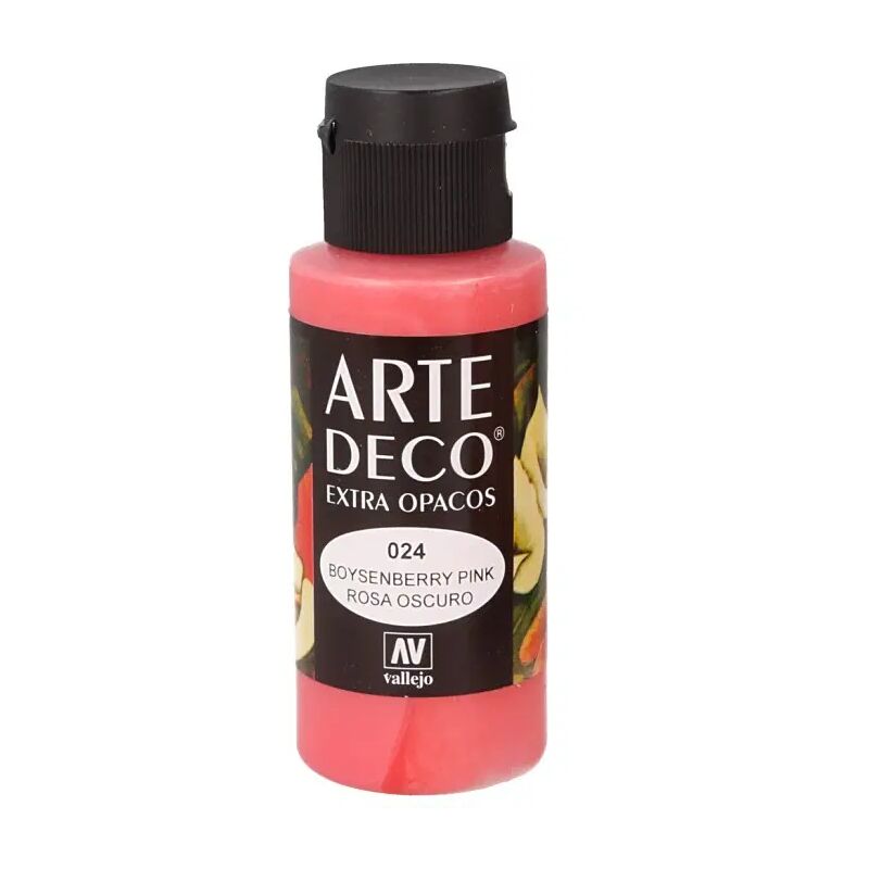 

Acrylicos Vallejo - PINTURA ACRILICA ARTE DECO VALLEJO 60 ML | COLOR: Rosa Oscuro 24 - Rosa Oscuro 24